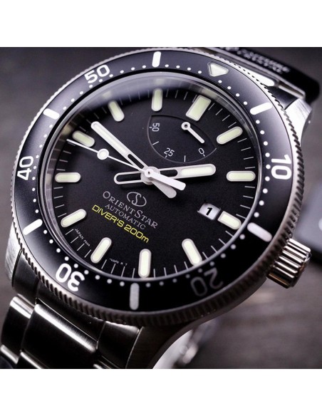 automático hombre Orient Sports Divers RE-AU0301B 43.6mm 200m WR cristal de zafiro